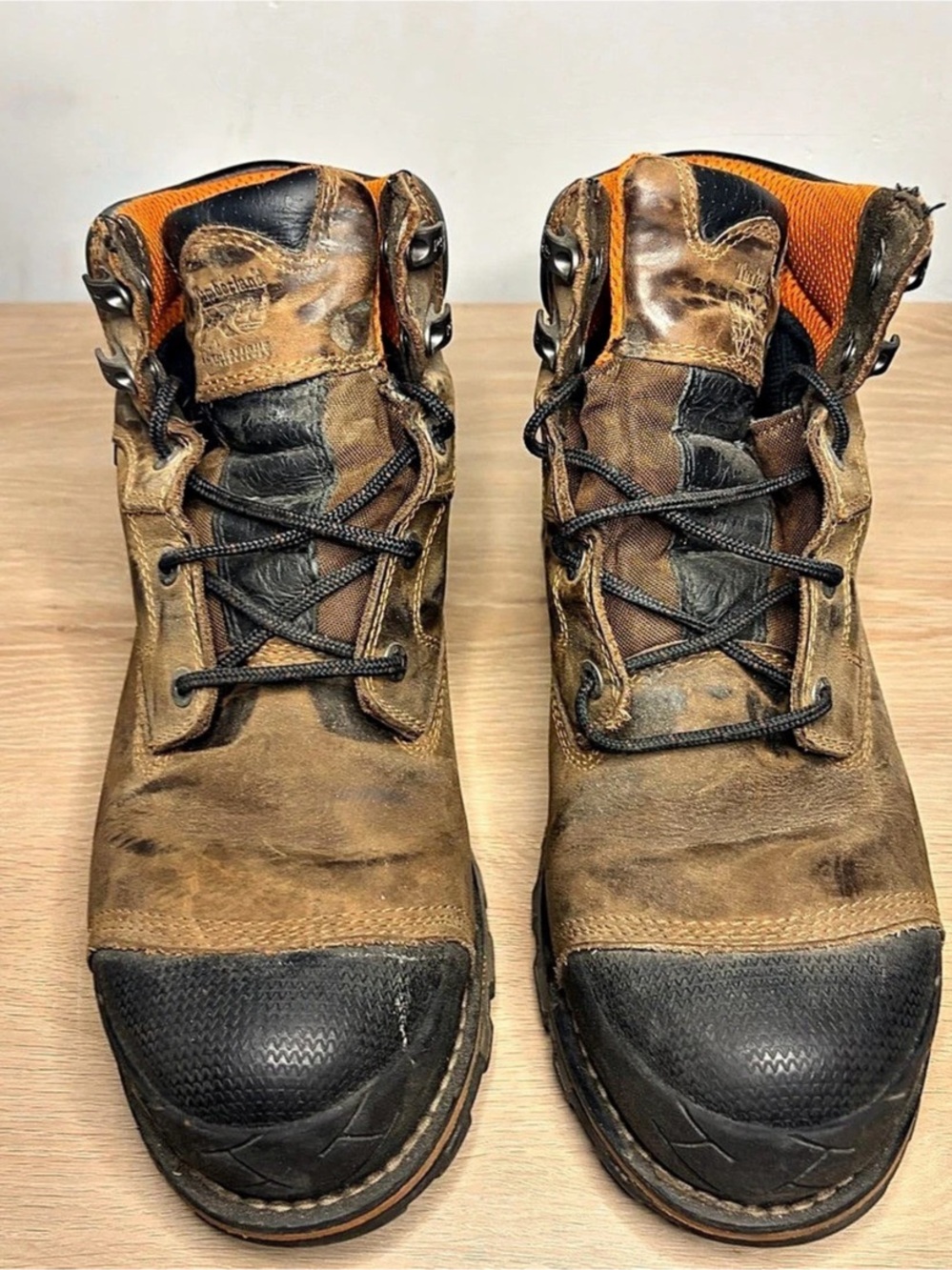 Timberland PRO Rigmaster Waterproof Work Boot Boots Brown & Black size 11w